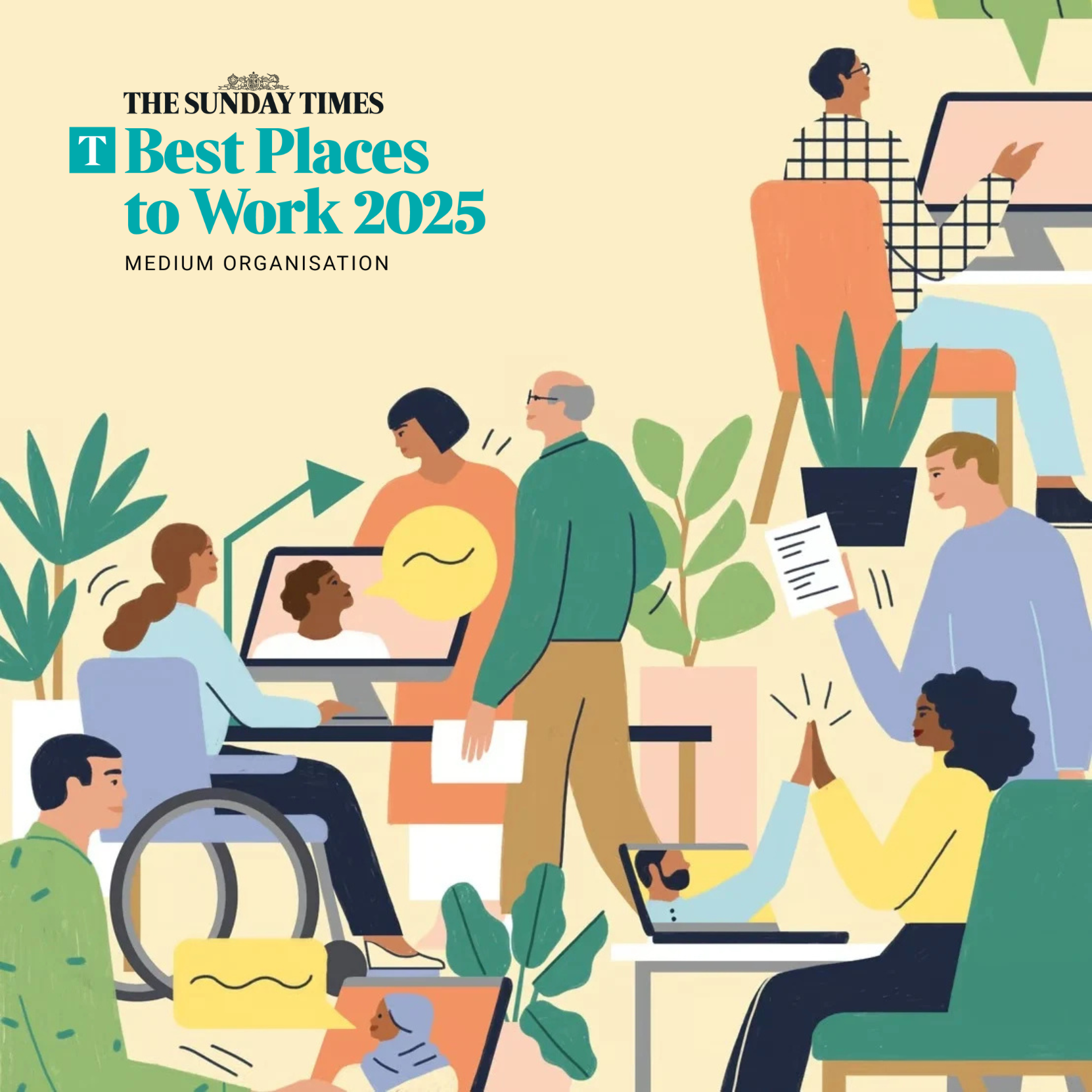 Sunday Times Best Places to Work Award 2025 for TGP International